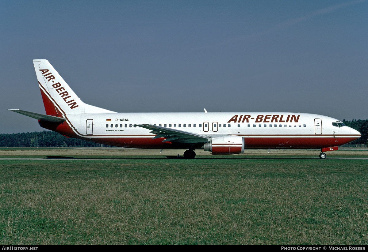 Aircraft Photo of D-ABAL | Boeing 737-46J | Air Berlin | AirHistory.net #353492