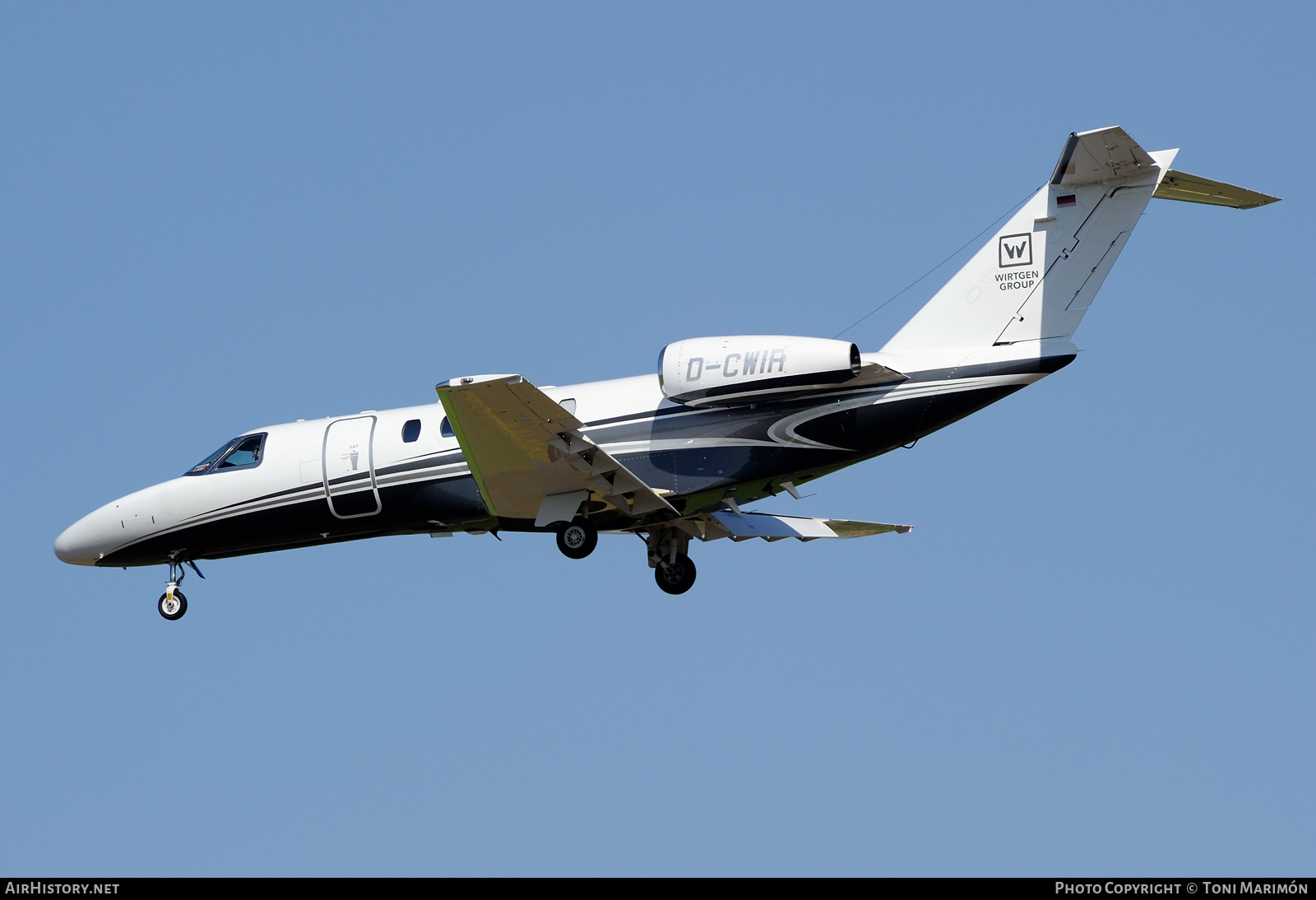 Aircraft Photo of D-CWIR | Cessna 525C CitationJet CJ4 | Wirtgen Group | AirHistory.net #353515