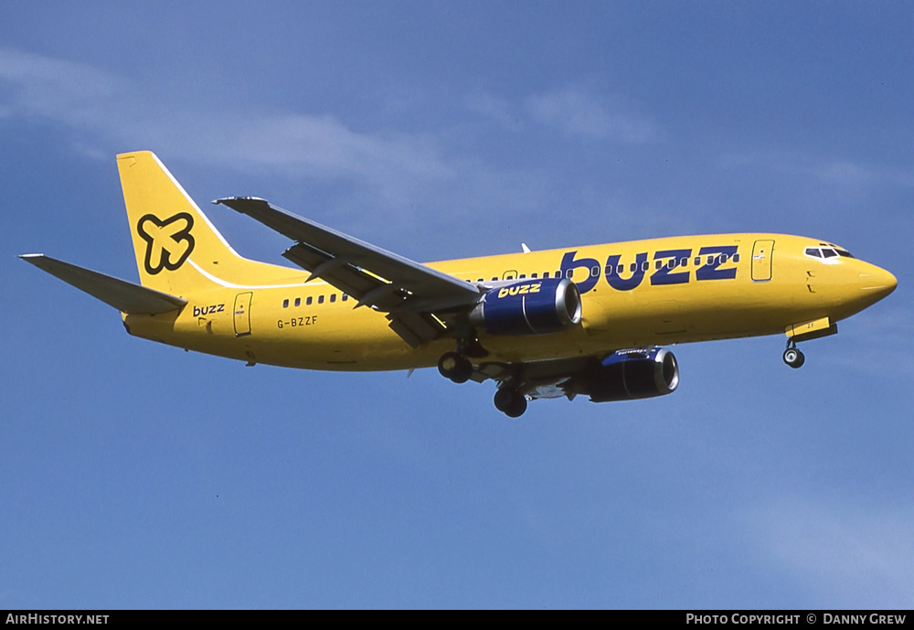 Aircraft Photo of G-BZZF | Boeing 737-3Q8 | Buzz | AirHistory.net #353532