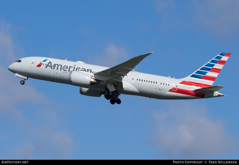 Aircraft Photo of N871AY | Boeing 787-8 Dreamliner | American Airlines | AirHistory.net #353535