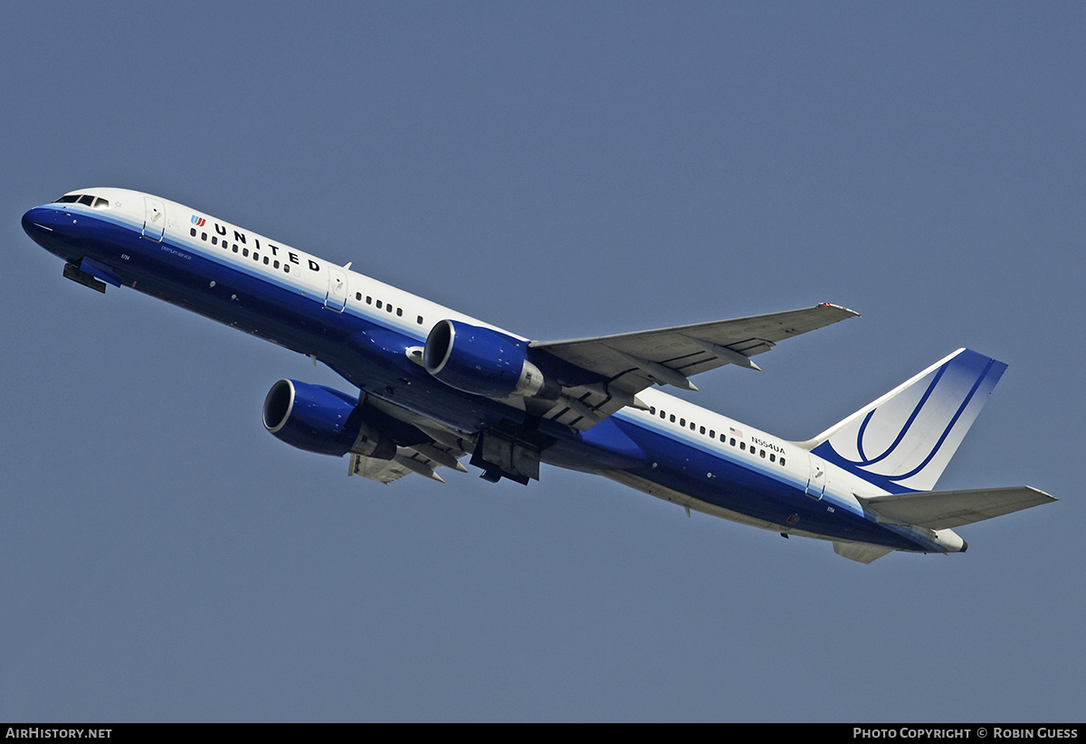 Aircraft Photo of N554UA | Boeing 757-222 | United Airlines | AirHistory.net #353555