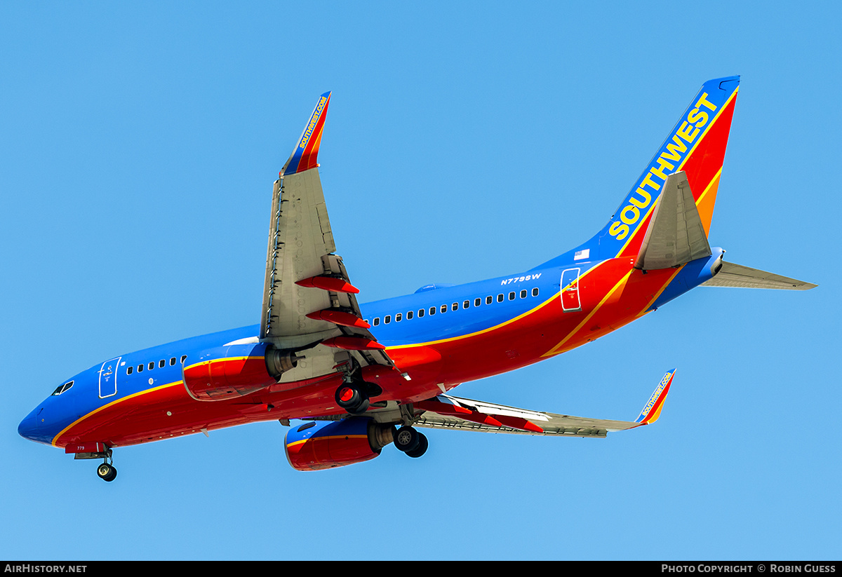 Aircraft Photo of N779SW | Boeing 737-7H4 | Southwest Airlines | AirHistory.net #353573