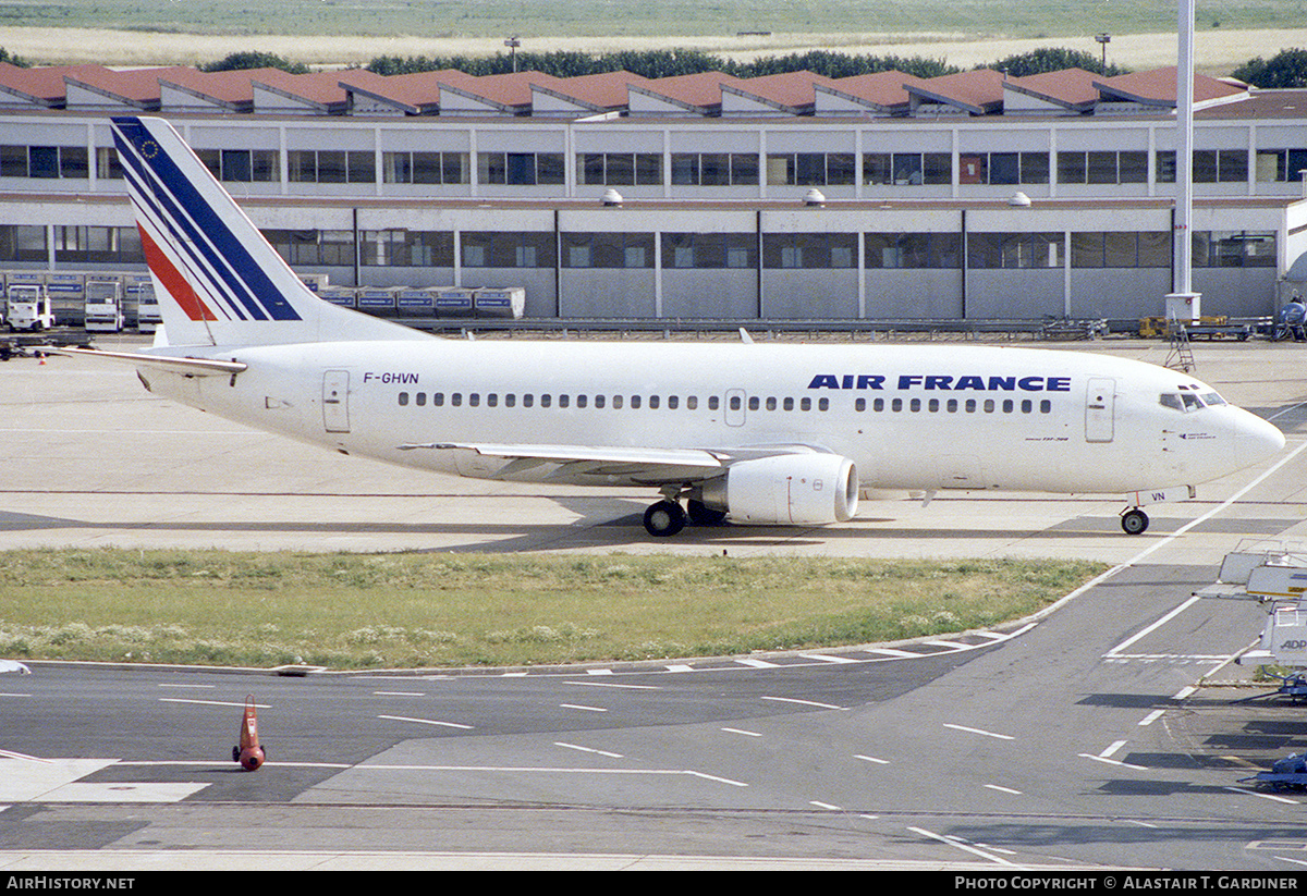 Aircraft Photo of F-GHVN | Boeing 737-33A | Air France | AirHistory.net #353597