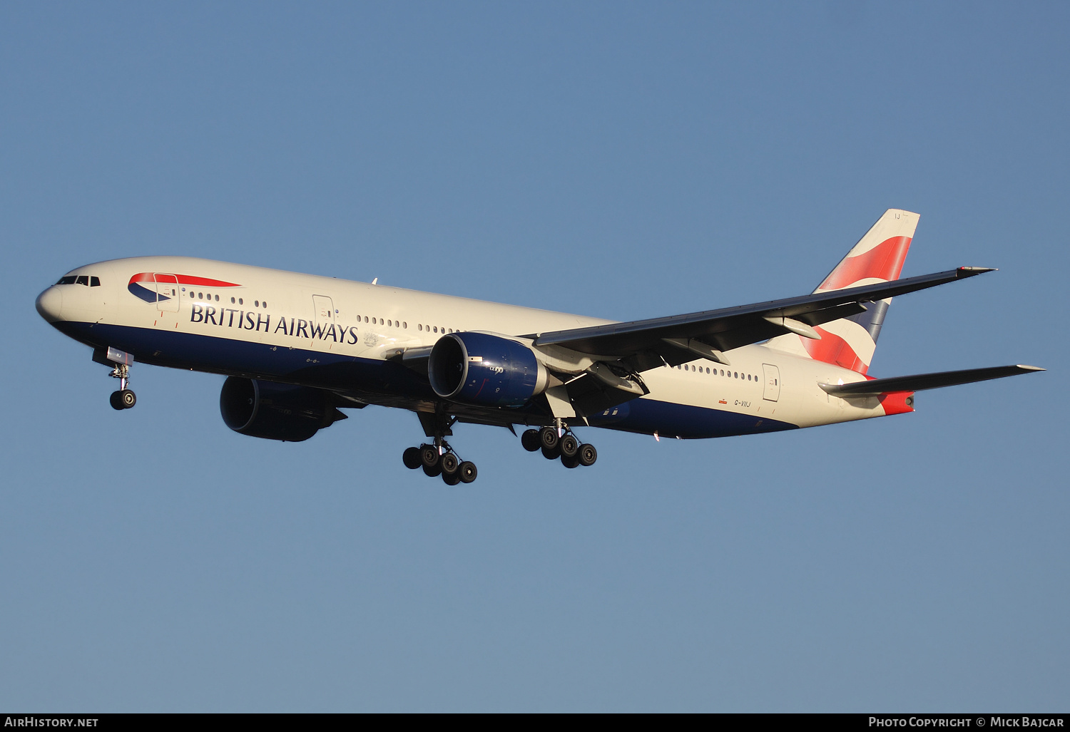 Aircraft Photo of G-VIIJ | Boeing 777-236/ER | British Airways | AirHistory.net #353615