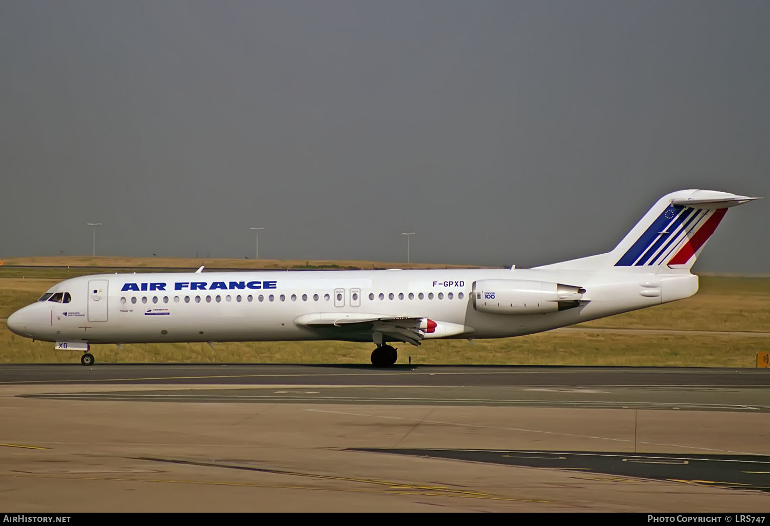 Aircraft Photo of F-GPXD | Fokker 100 (F28-0100) | Air France | AirHistory.net #353666