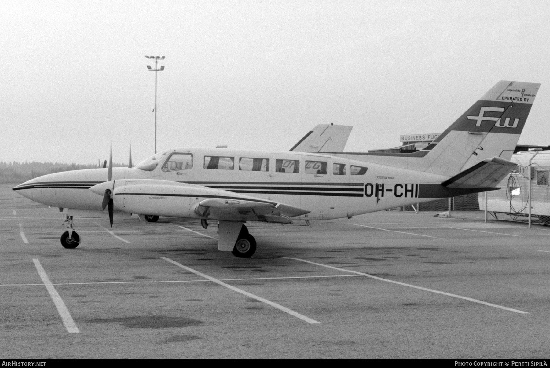 Aircraft Photo of OH-CHI | Cessna 404 Titan Ambassador | Finnwings | AirHistory.net #353679