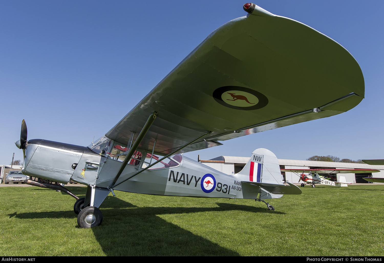 Aircraft Photo of G-ARKG / A11-301 | Auster J-5G Cirrus Autocar | Australia - Navy | AirHistory.net #353685