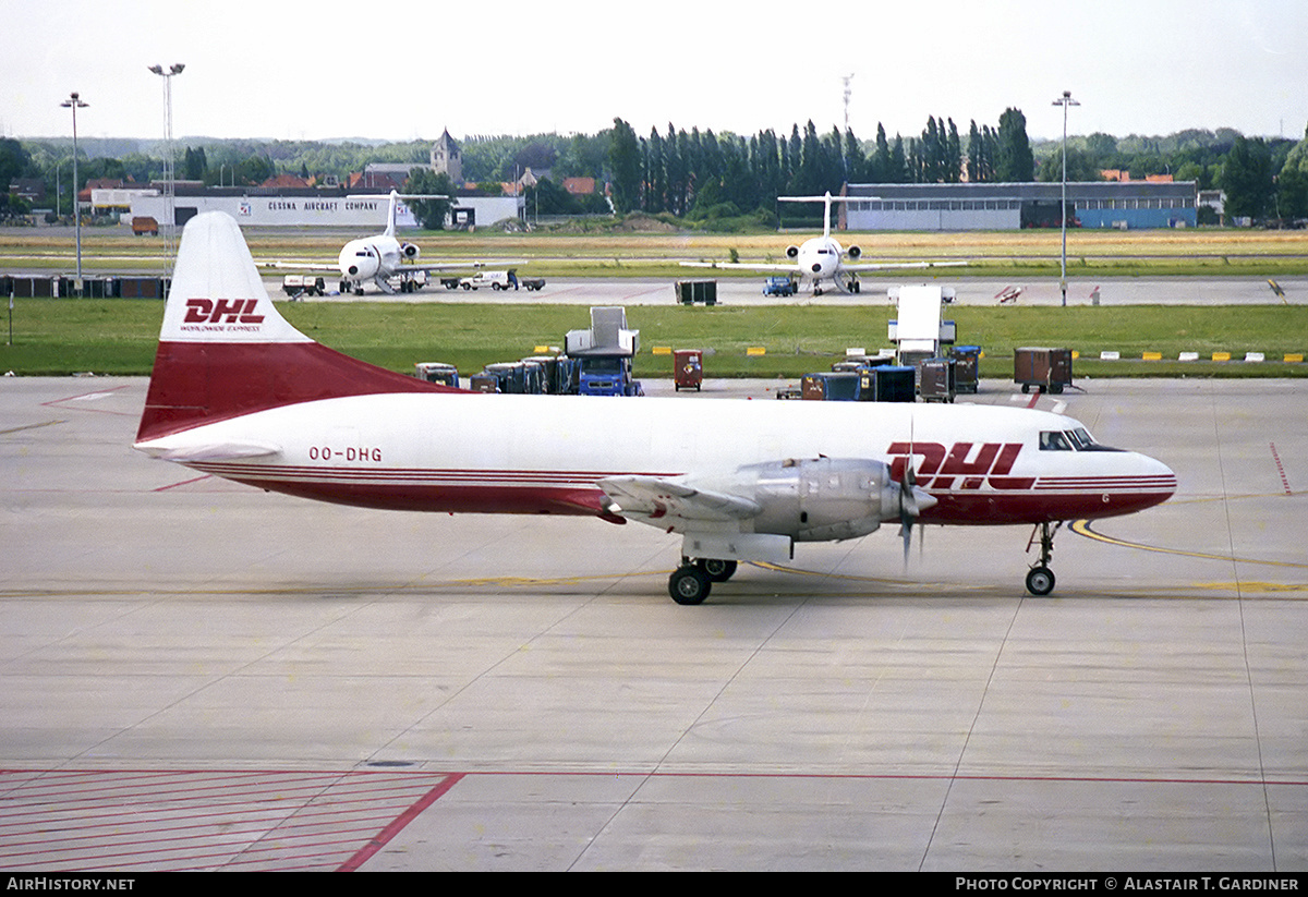 Aircraft Photo of OO-DHG | Convair 580/F | DHL Worldwide Express | AirHistory.net #353687