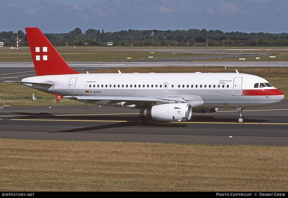 Aircraft Photo of D-APAC | Airbus A319-132LR | PrivatAir | AirHistory.net #353689