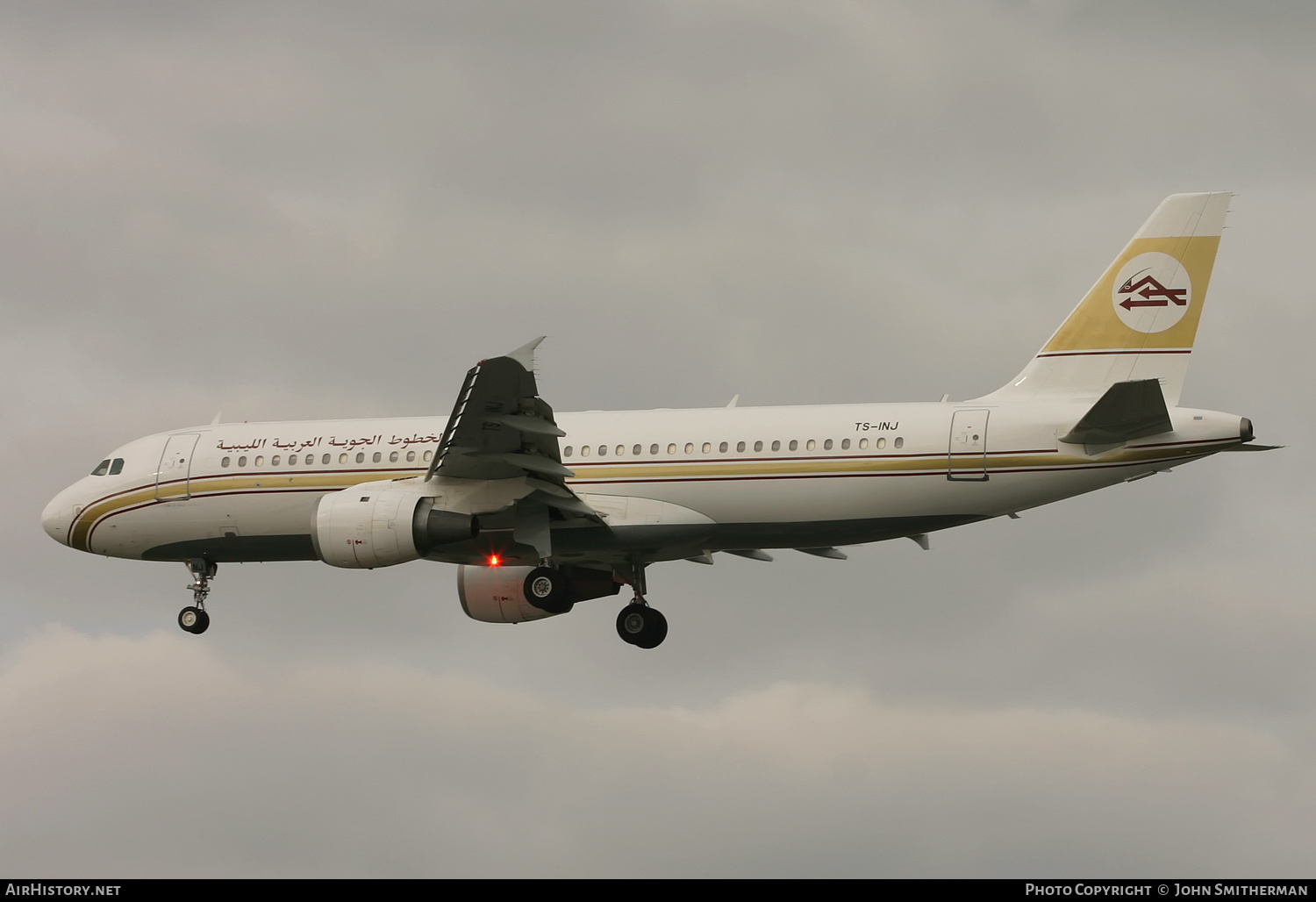 Aircraft Photo of TS-INJ | Airbus A320-211 | Libyan Arab Airlines | AirHistory.net #353708
