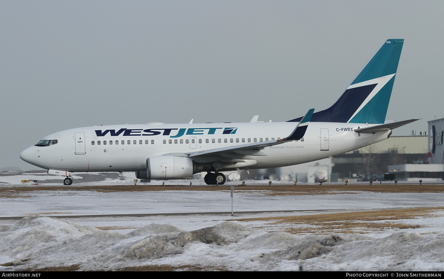 Aircraft Photo of C-FWBX | Boeing 737-7CT | WestJet | AirHistory.net #353715