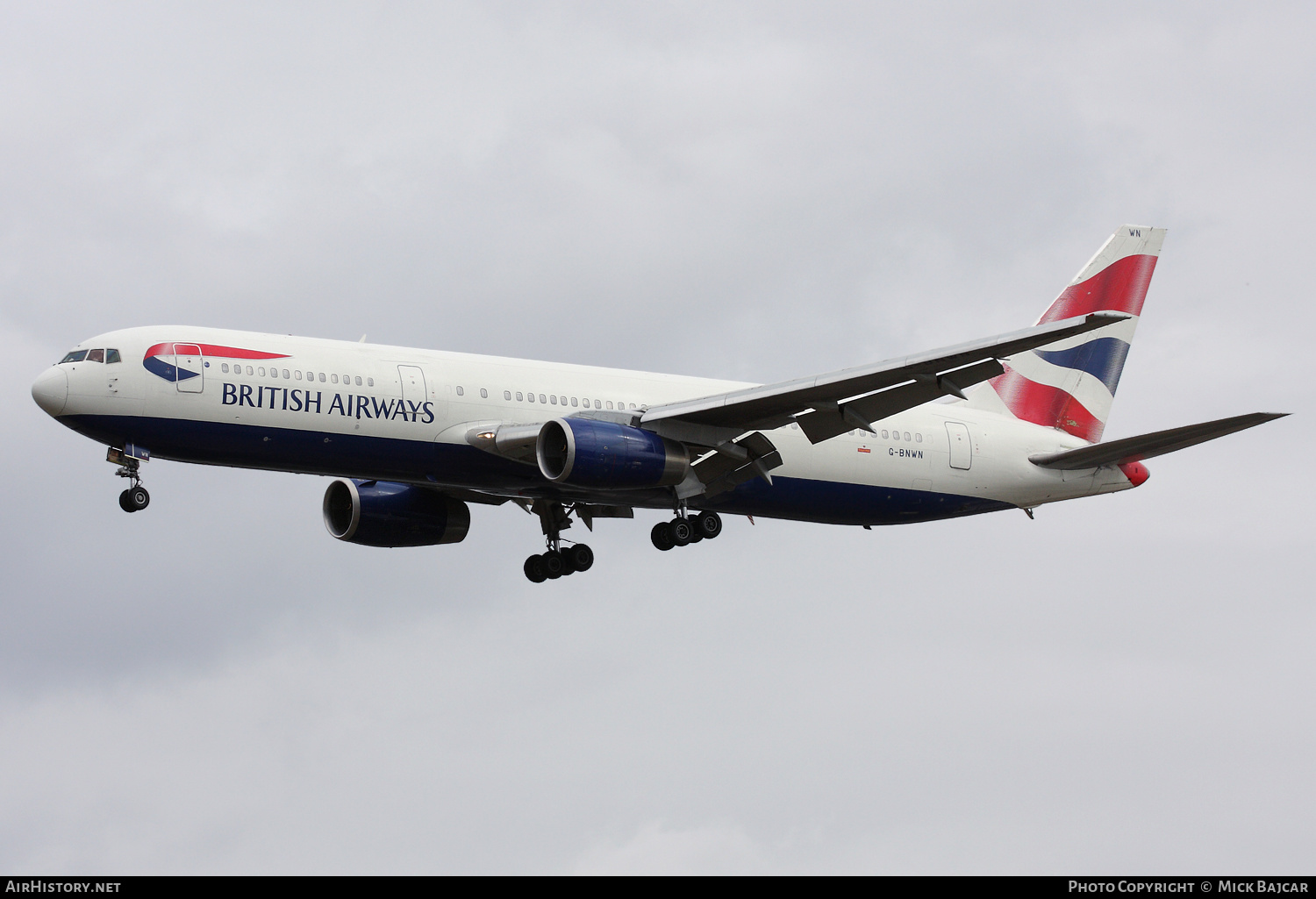Aircraft Photo of G-BNWN | Boeing 767-336/ER | British Airways | AirHistory.net #353737
