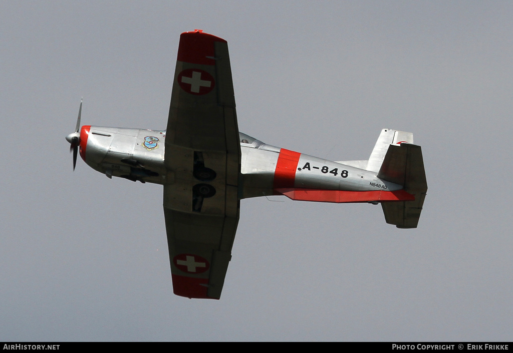 Aircraft Photo of N848AD / A-848 | Pilatus P-3-05 | Switzerland - Air Force | AirHistory.net #353750