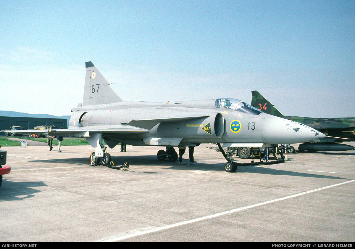 Aircraft Photo of 37327 | Saab JA37 Viggen | Sweden - Air Force | AirHistory.net #353751