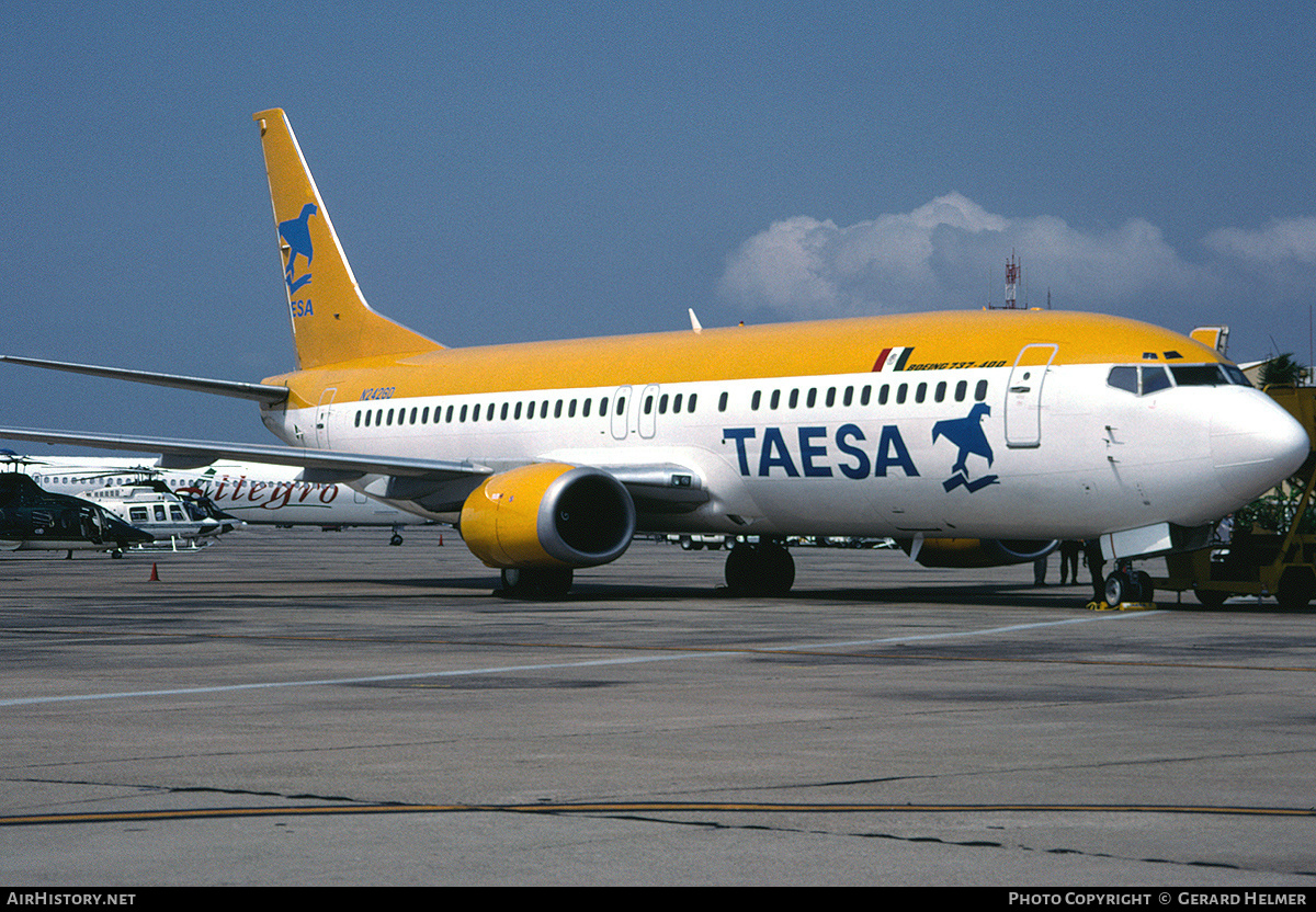Aircraft Photo of N242GD | Boeing 737-4Q8 | TAESA - Transportes Aéreos Ejecutivos | AirHistory.net #353753