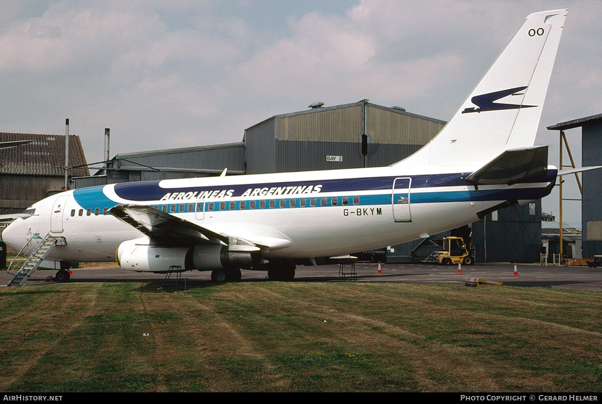 Aircraft Photo of G-BKYM | Boeing 737-236/Adv | Aerolíneas Argentinas | AirHistory.net #353773