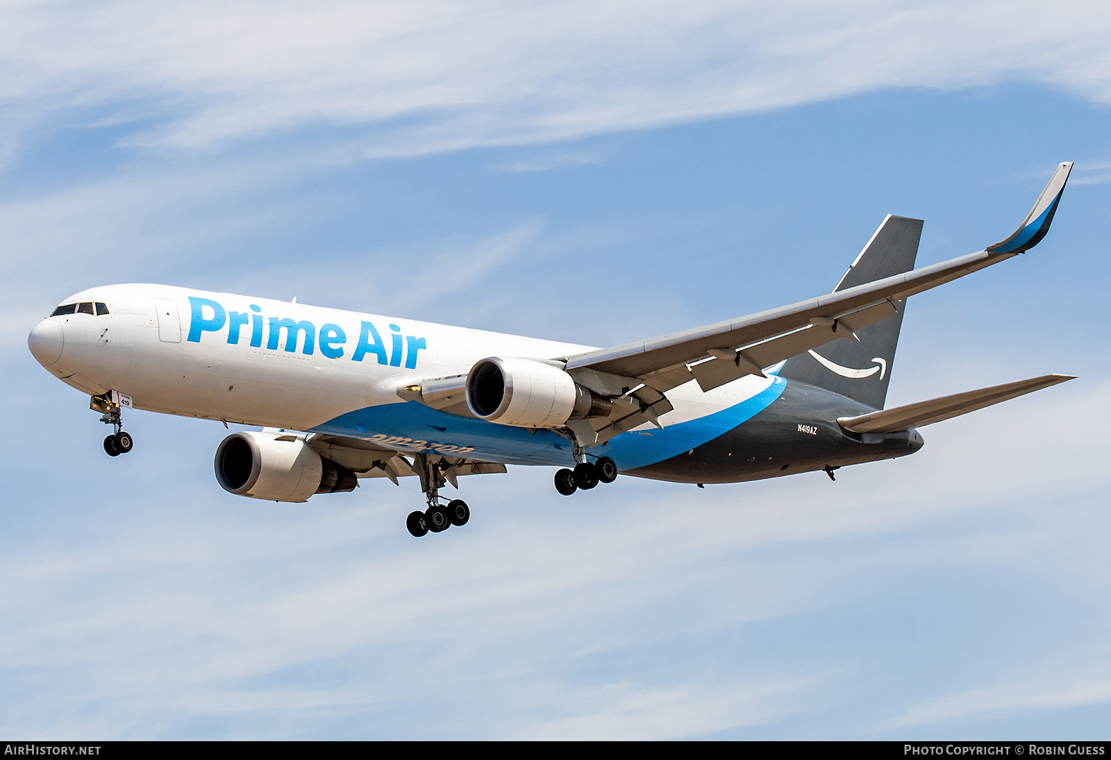Aircraft Photo of N419AZ | Boeing 767-319/ERBDSF | Prime Air | AirHistory.net #353822