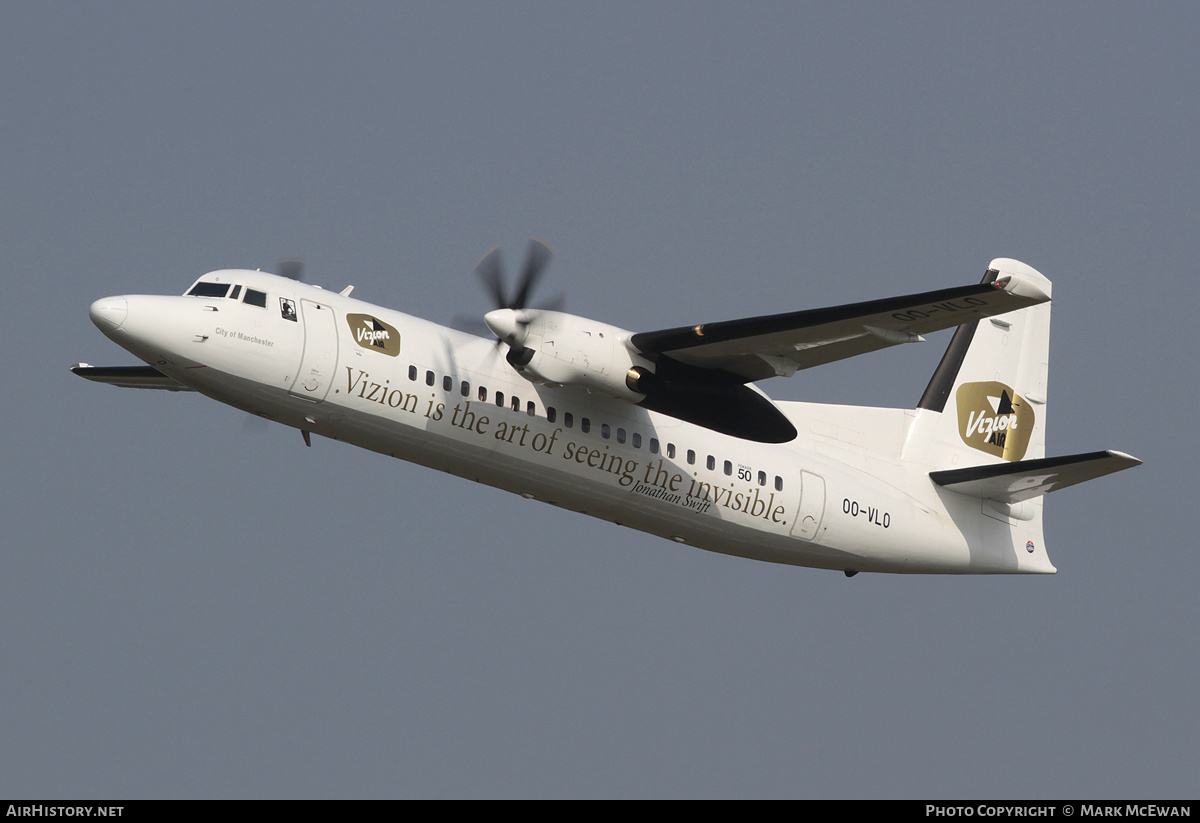 Aircraft Photo of OO-VLO | Fokker 50 | Vizion Air | AirHistory.net #353840