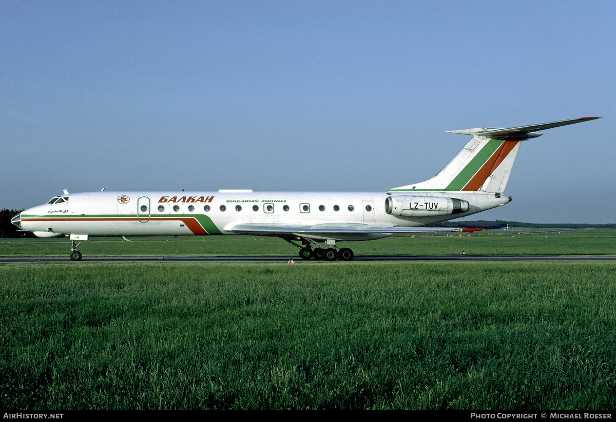 Aircraft Photo of LZ-TUV | Tupolev Tu-134A-3 | Balkan - Bulgarian Airlines | AirHistory.net #353854