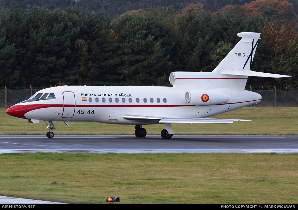 Aircraft Photo of T18-5 | Dassault Falcon 900B | Spain - Air Force | AirHistory.net #353857