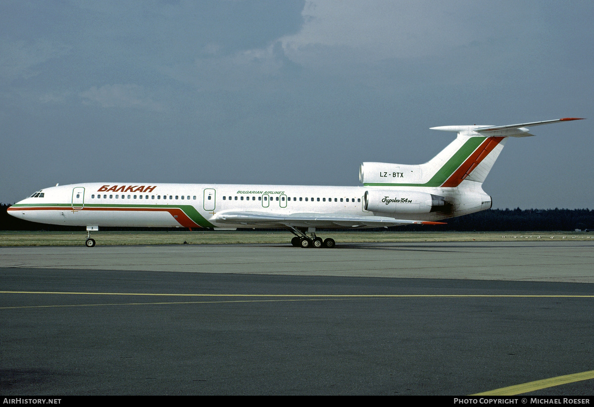 Aircraft Photo of LZ-BTX | Tupolev Tu-154M | Balkan - Bulgarian Airlines | AirHistory.net #353870