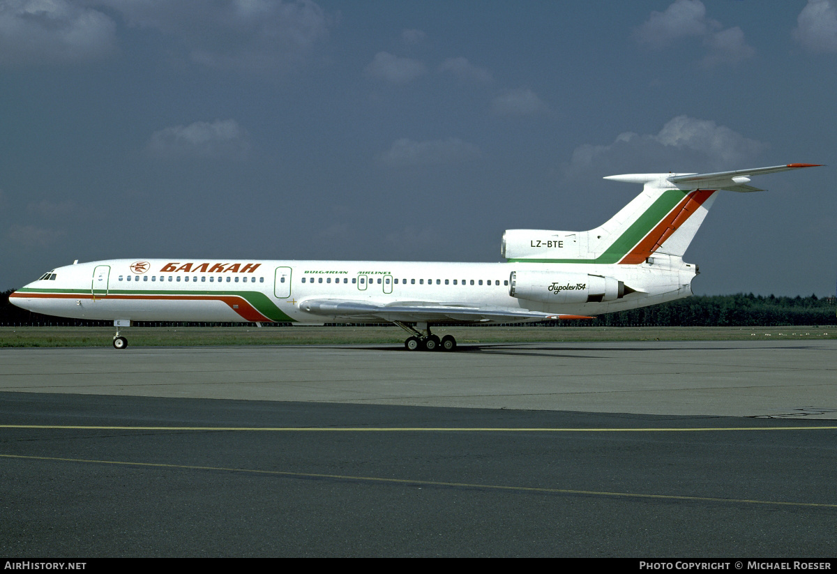 Aircraft Photo of LZ-BTE | Tupolev Tu-154B | Balkan - Bulgarian Airlines | AirHistory.net #353877