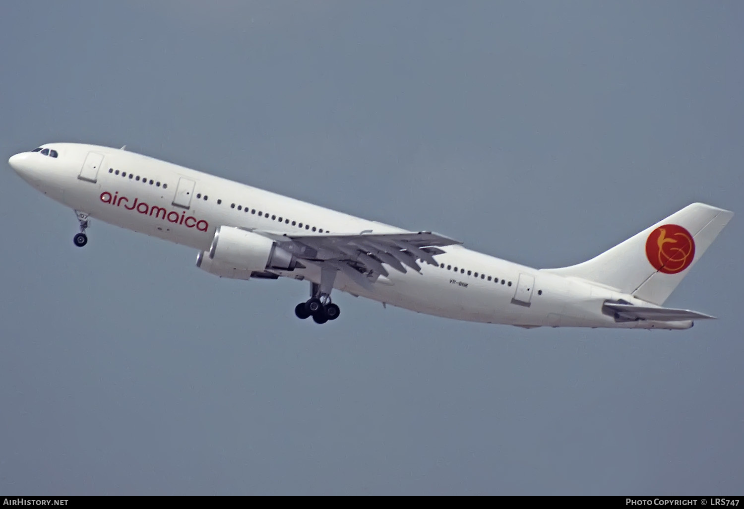 Aircraft Photo of VR-BNK | Airbus A300B4-203 | Air Jamaica | AirHistory.net #353913