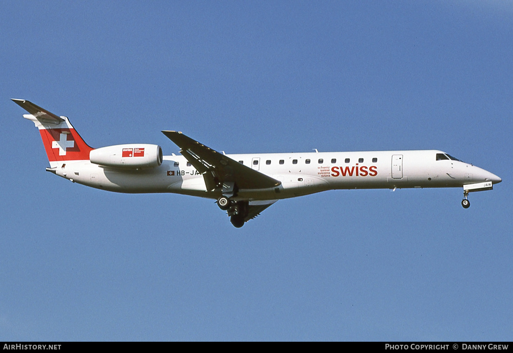 Aircraft Photo of HB-JAW | Embraer ERJ-145LU (EMB-145LU) | Swiss International Air Lines | AirHistory.net #353933