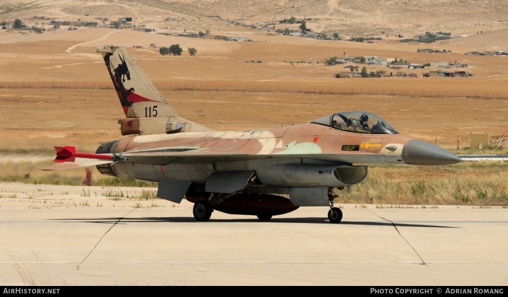 Aircraft Photo of 115 | General Dynamics F-16A Netz | Israel - Air Force | AirHistory.net #353954