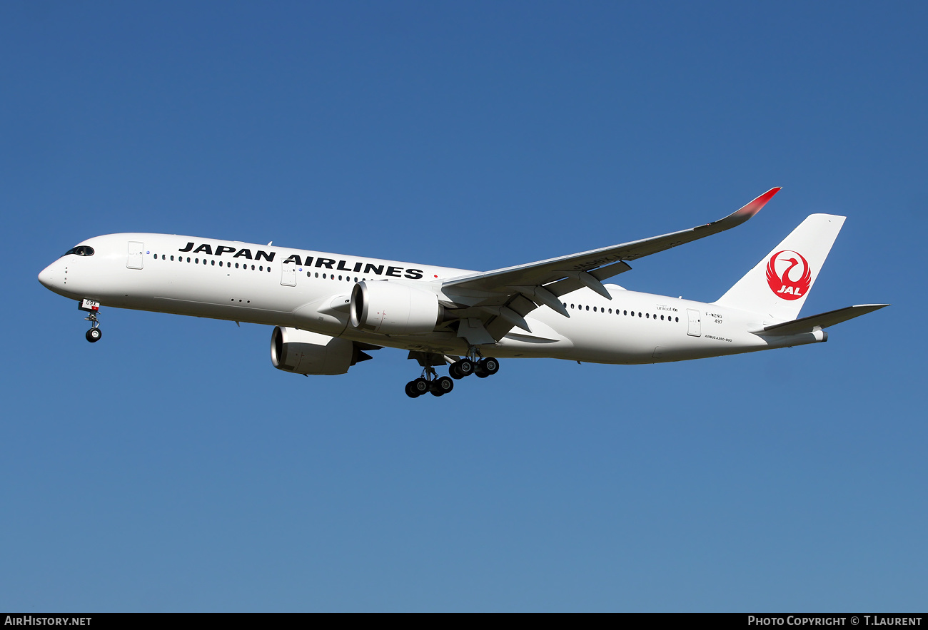 Aircraft Photo of F-WZNO | Airbus A350-941 | Japan Airlines - JAL | AirHistory.net #353981