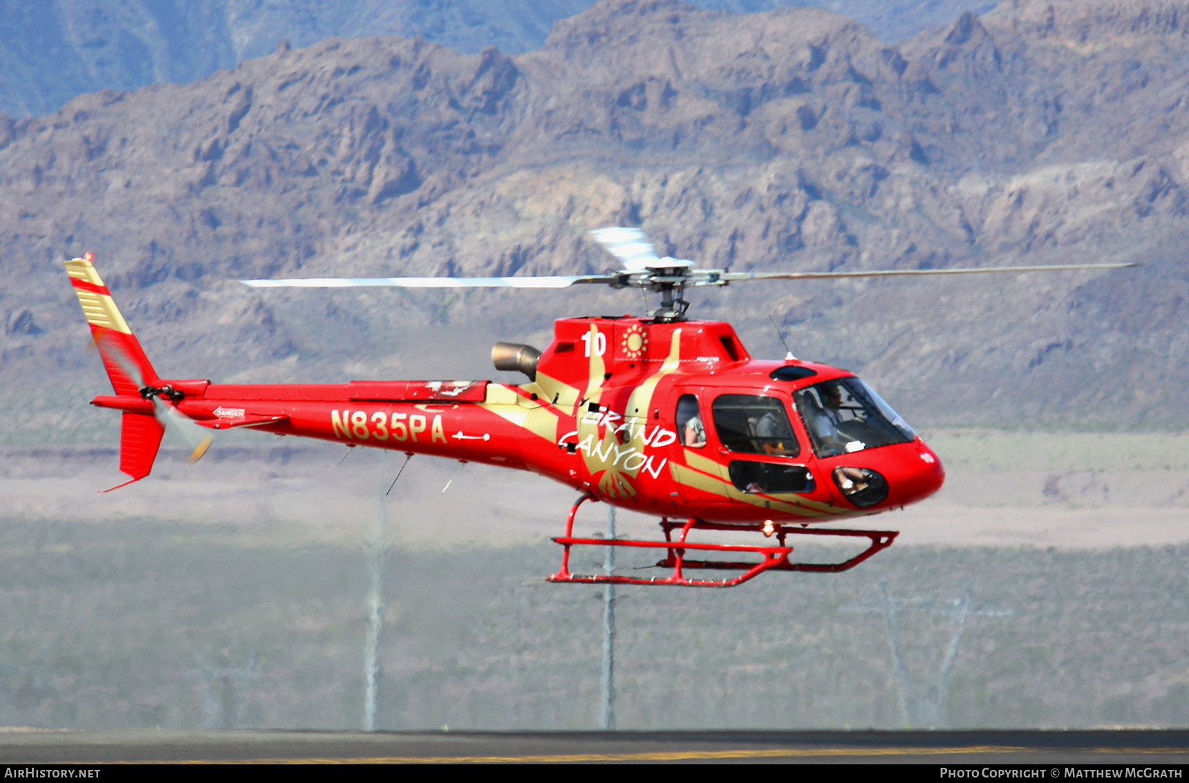 Aircraft Photo of N835PA | Eurocopter AS-350B-3E Ecureuil | Grand Canyon Helicopters | AirHistory.net #354026