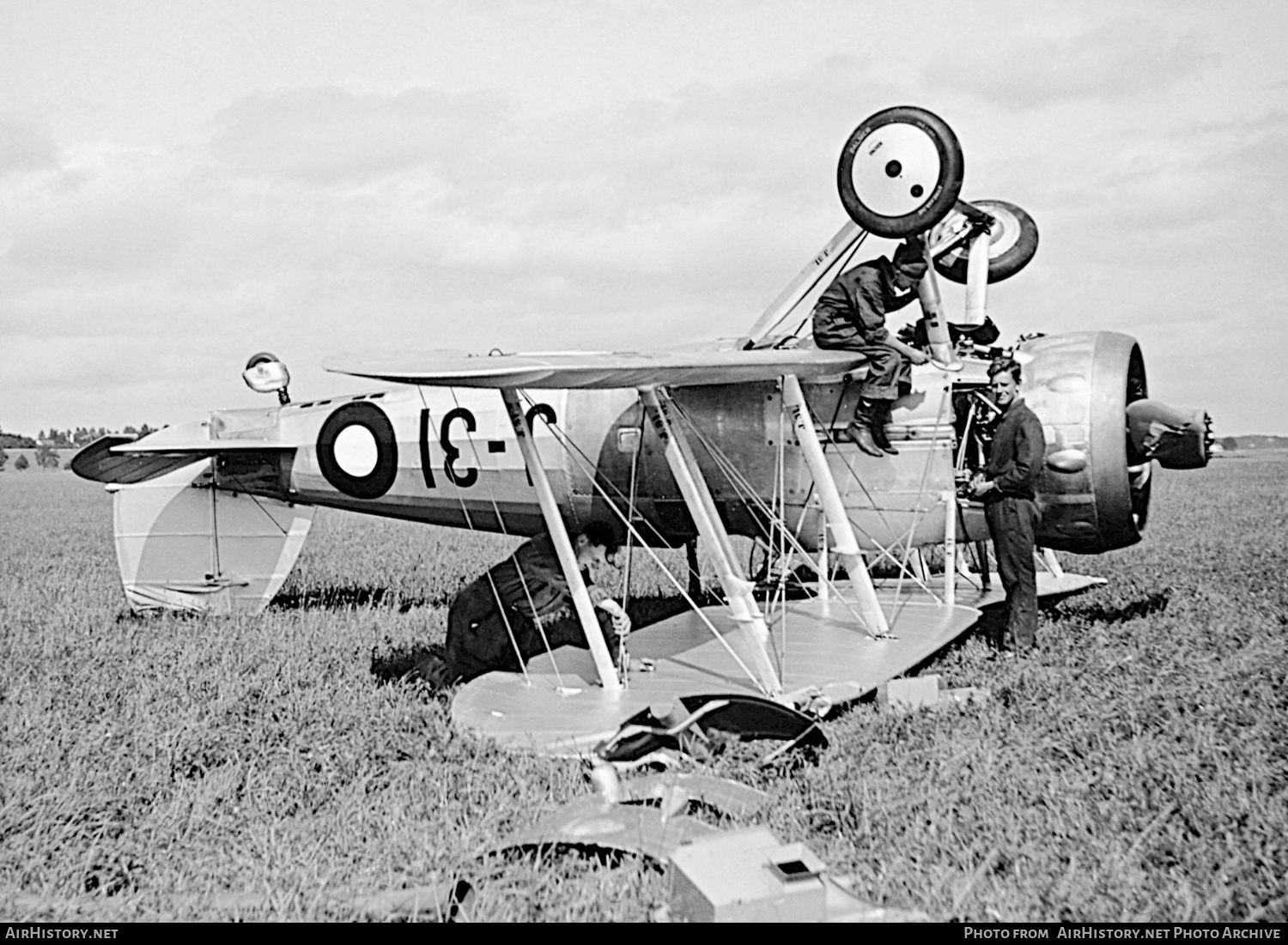 Aircraft Photo of J-31 | Gloster Gauntlet Mk2 | Denmark - Air Force | AirHistory.net #354028