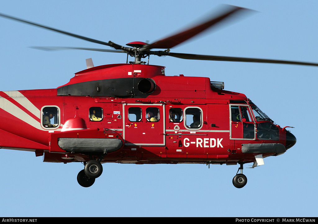 Aircraft Photo of G-REDK | Eurocopter AS-332L2 Super Puma Mk2 | Bond Offshore Helicopters | AirHistory.net #354038