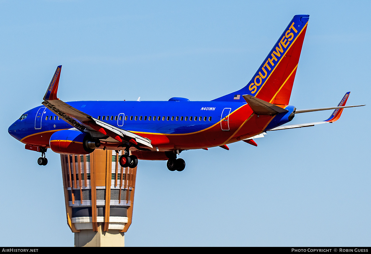 Aircraft Photo of N401WN | Boeing 737-7H4 | Southwest Airlines | AirHistory.net #354045