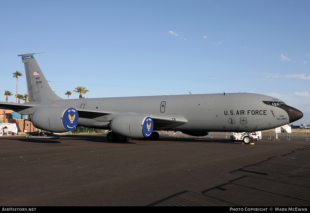 Aircraft Photo of 60-0316 / 00316 | Boeing KC-135R Stratotanker | USA - Air Force | AirHistory.net #354053