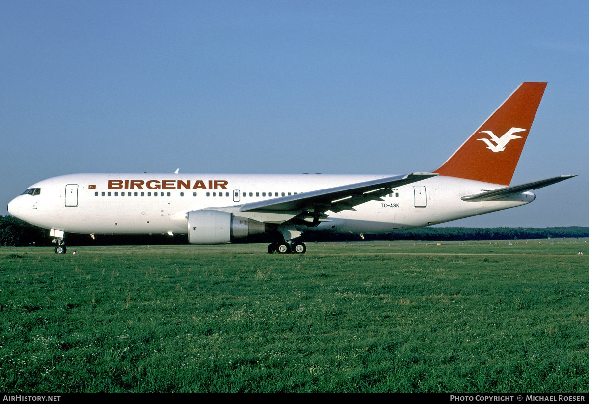 Aircraft Photo of TC-ASK | Boeing 767-269/ER | Birgenair | AirHistory.net #354066