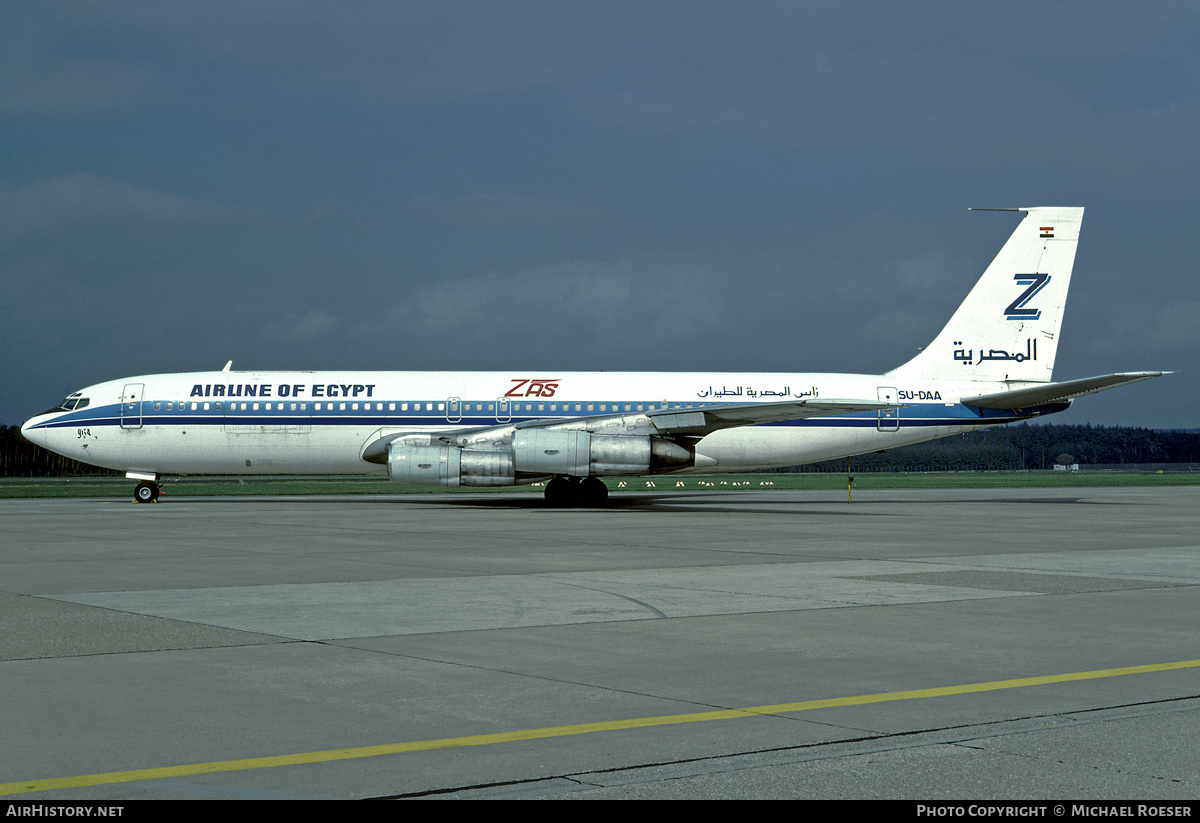 Aircraft Photo of SU-DAA | Boeing 707-328C | ZAS Airline of Egypt | AirHistory.net #354067