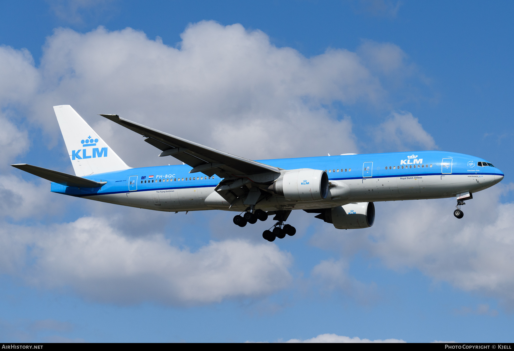 Aircraft Photo of PH-BQC | Boeing 777-206/ER | KLM - Royal Dutch Airlines | AirHistory.net #354094