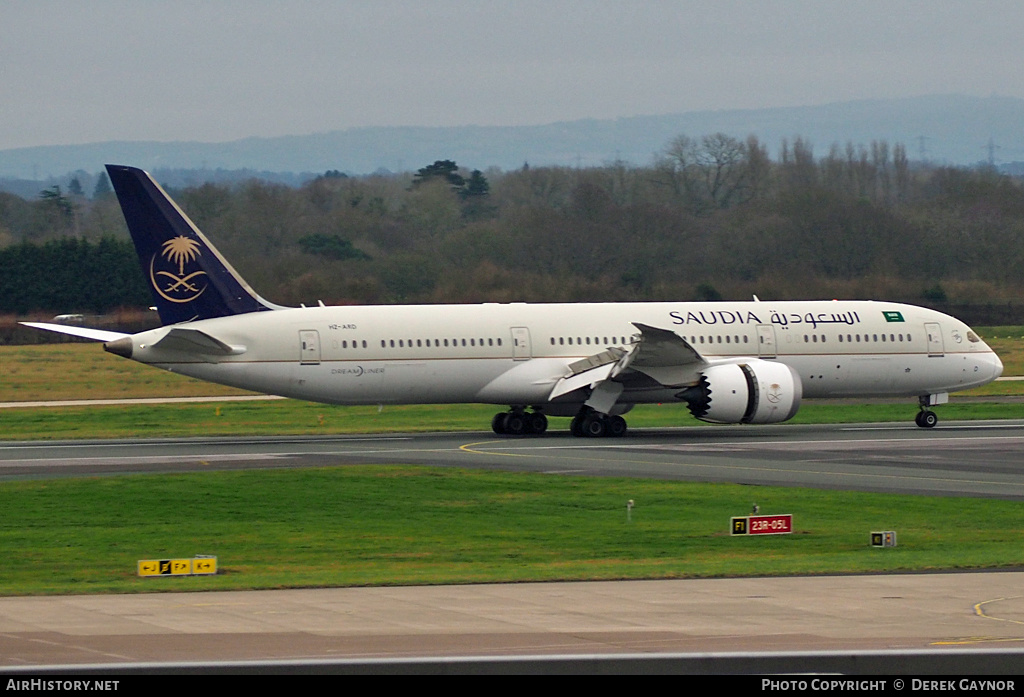 Aircraft Photo of HZ-ARD | Boeing 787-9 Dreamliner | Saudia - Saudi Arabian Airlines | AirHistory.net #354095