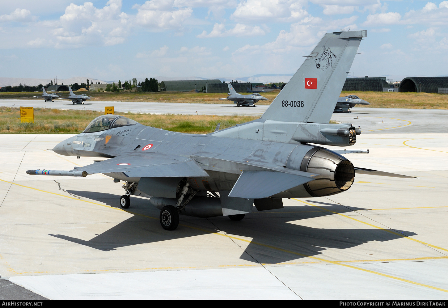 Aircraft Photo of 88-0036 | General Dynamics F-16C Fighting Falcon | Turkey - Air Force | AirHistory.net #354104