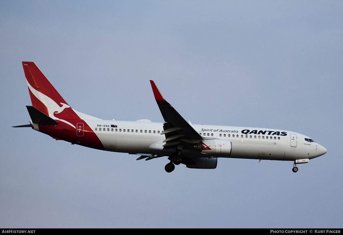 Aircraft Photo of VH-VXG | Boeing 737-838 | Qantas | AirHistory.net #354114