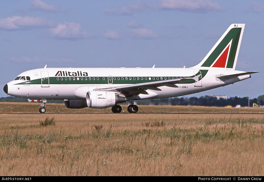 Aircraft Photo of I-BIMJ | Airbus A319-112 | Alitalia | AirHistory.net #354119