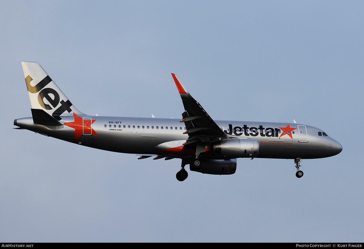 Aircraft Photo of VH-VFY | Airbus A320-232 | Jetstar Airways | AirHistory.net #354129