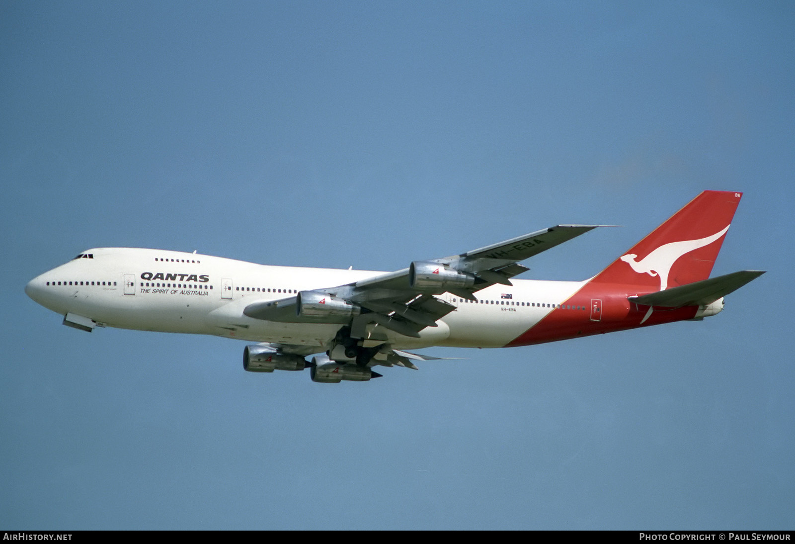 Aircraft Photo of VH-EBA | Boeing 747-238B | Qantas | AirHistory.net #354138