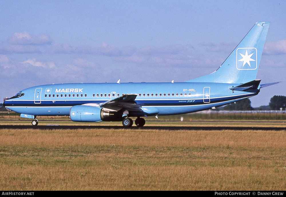 Aircraft Photo of OY-MRL | Boeing 737-7L9 | Maersk Air | AirHistory.net #354147