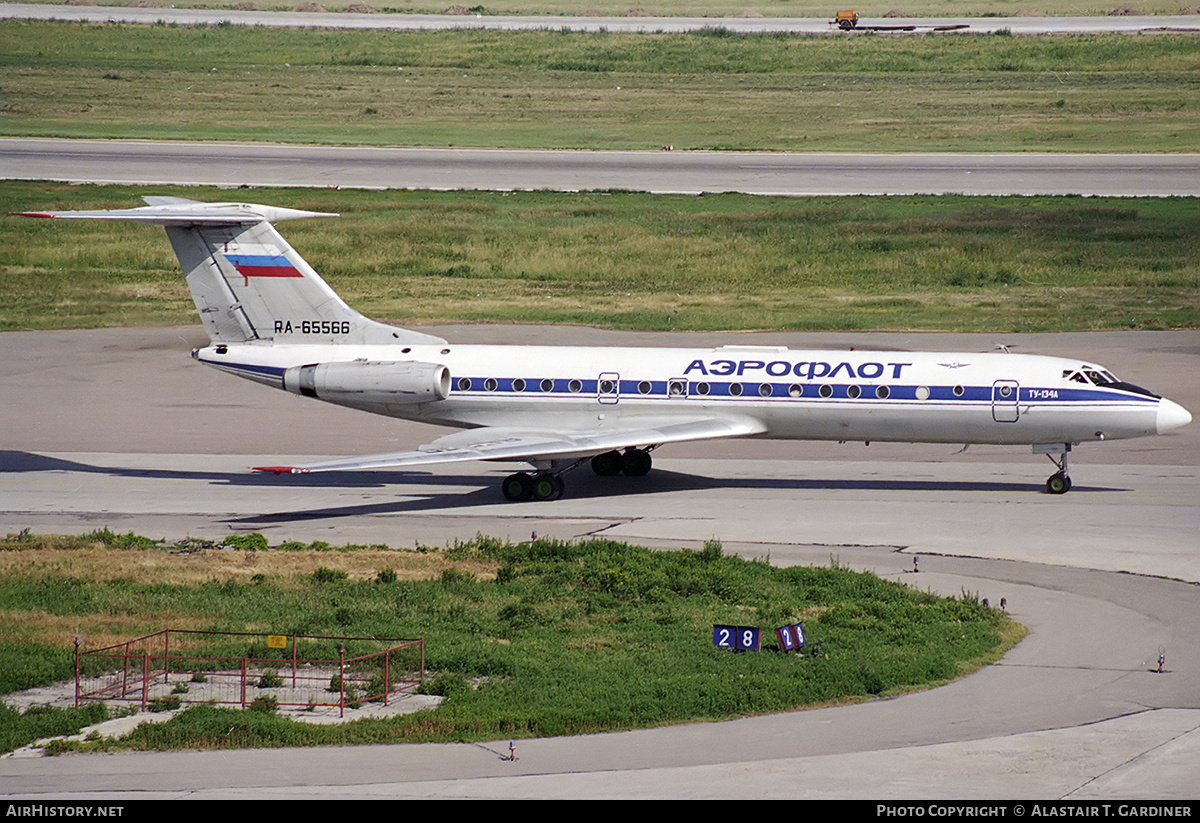Aircraft Photo of RA-65566 | Tupolev Tu-134A | Aeroflot | AirHistory.net #354149
