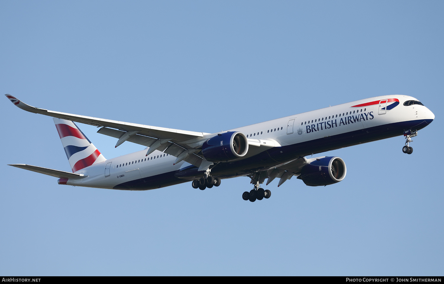 Aircraft Photo of G-XWBH | Airbus A350-1041 | British Airways | AirHistory.net #354167