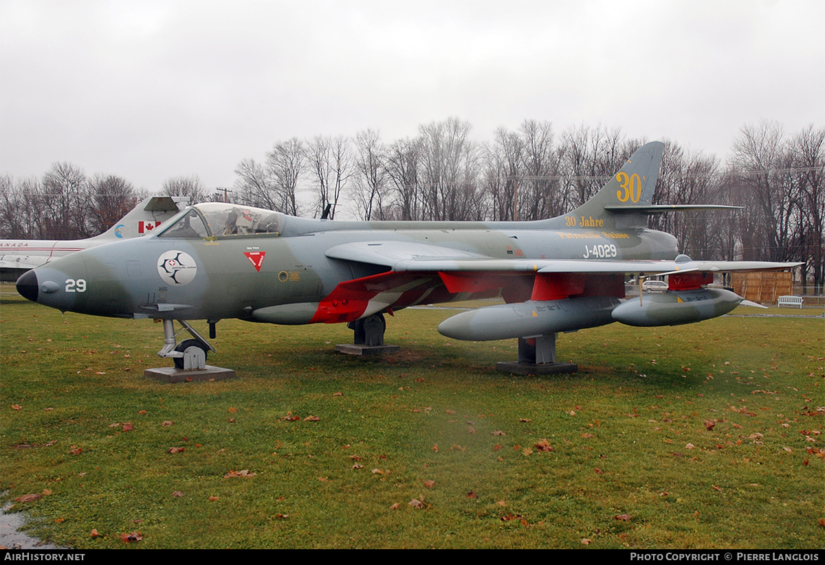 Aircraft Photo of J-4029 | Hawker Hunter F58 | Switzerland - Air Force | AirHistory.net #354173