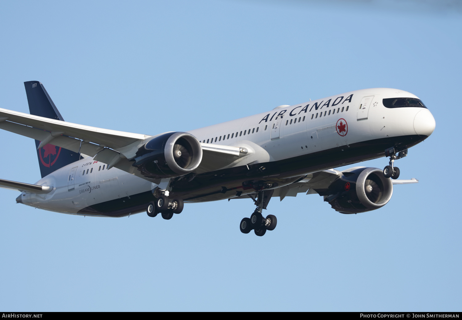 Aircraft Photo of C-FRTW | Boeing 787-9 Dreamliner | Air Canada | AirHistory.net #354184