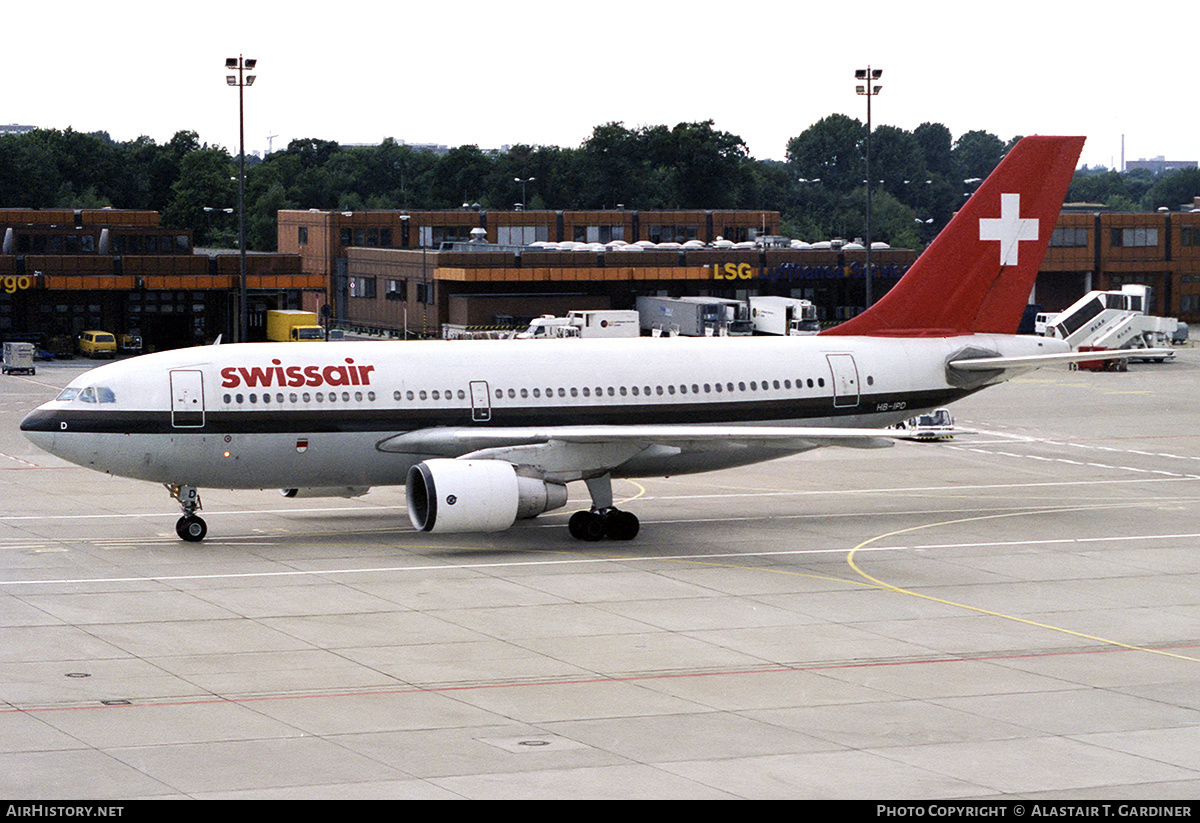 Aircraft Photo of HB-IPD | Airbus A310-221 | Swissair | AirHistory.net #354195